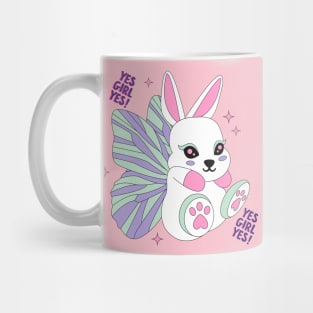 Yes Girl Yes Bunny Fairy Sparkle Mug